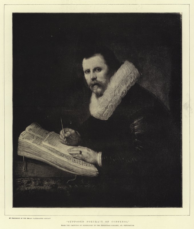 Supposto ritratto di Coppenol da Rembrandt van Rijn