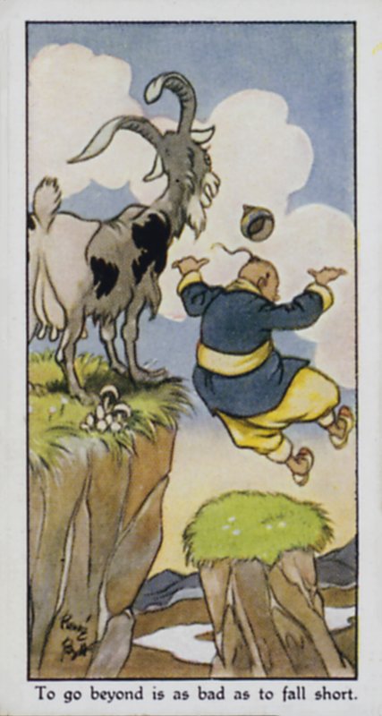 Andare oltre è tanto male quanto cadere corto da René Bull