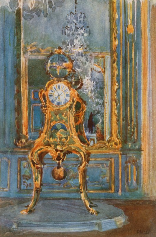 Orologio di Caffieri, Versailles da Rene Binet
