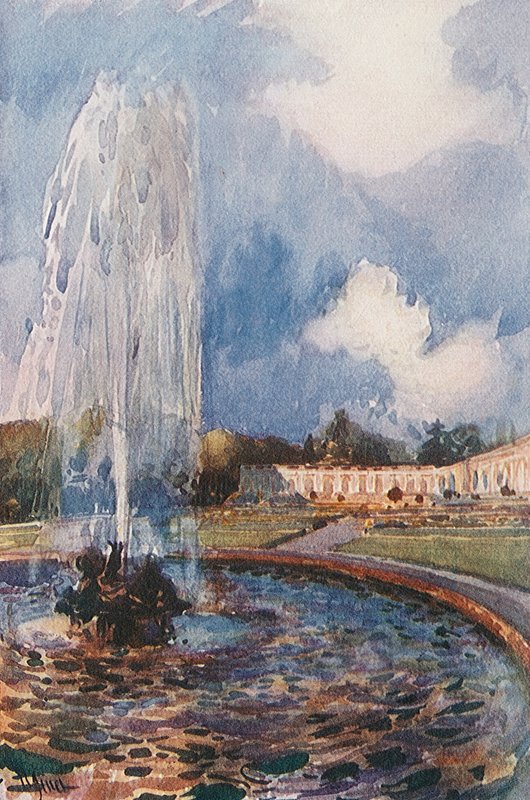 Fontana al Grand Trianon, Versailles da Rene Binet