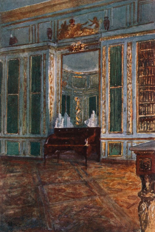 Biblioteca di Luigi XV, Versailles da Rene Binet