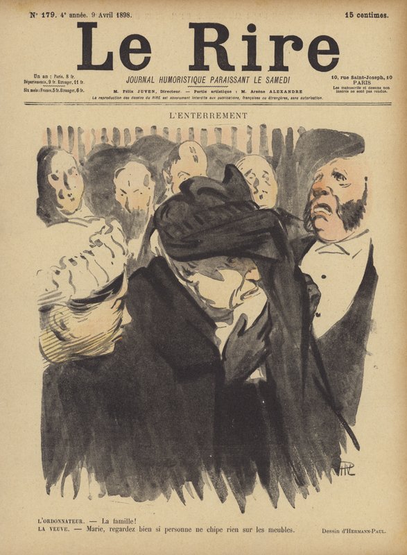 Illustrazione per Le Rire da Rene George Hermann Paul