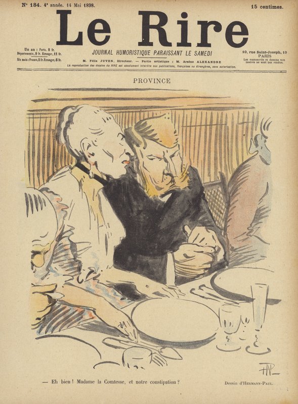 Illustrazione per Le Rire da Rene George Hermann Paul