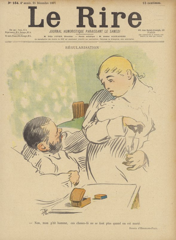 Illustrazione per Le Rire da Rene George Hermann-Paul