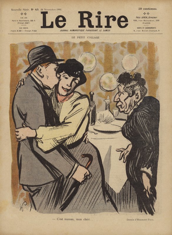 Illustrazione per Le Rire da Rene George Hermann Paul