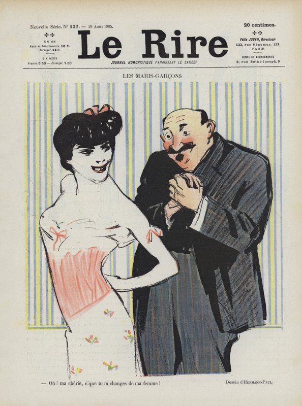 Illustrazione per Le Rire da Rene George Hermann Paul