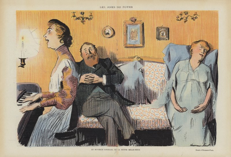 Illustrazione per Le Rire da Rene George Hermann Paul