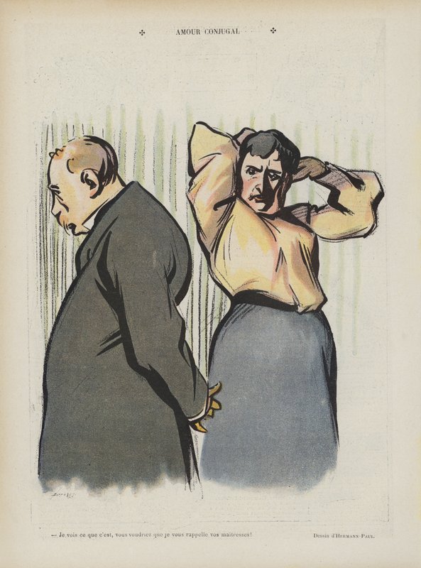 Illustrazione per Le Rire da Rene George Hermann Paul