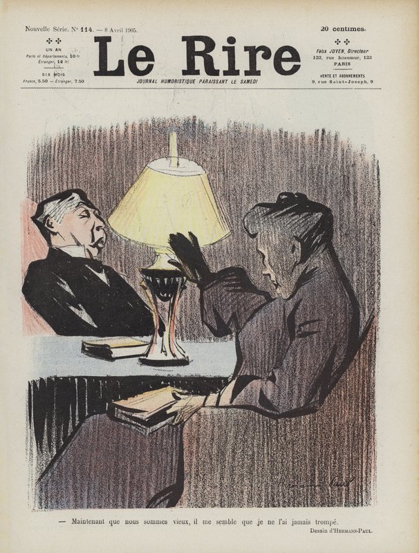 Illustrazione per Le Rire da Rene George Hermann Paul