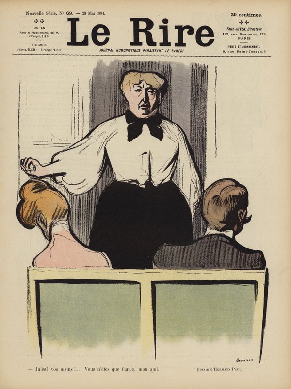 Illustrazione per Le Rire da Rene George Hermann Paul