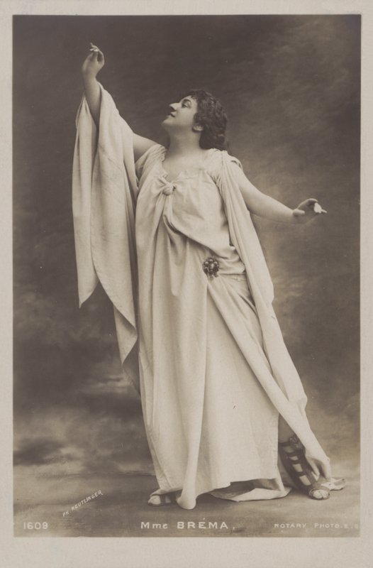 Marie Brema, cantante mezzosoprano inglese da Reutlinger Studio