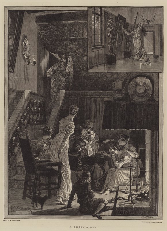 Una storia di fantasmi da Richard Caton Woodville junior
