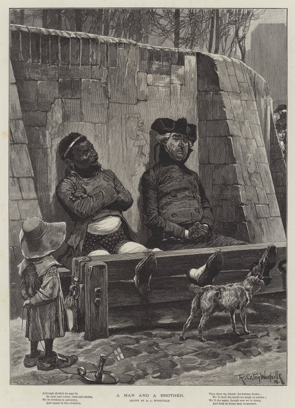Un uomo e un fratello da Richard Caton Woodville junior