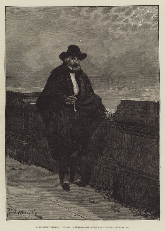 Una notte di luna a Chelsea, un ricordo di Thomas Carlyle da Richard Caton Woodville junior