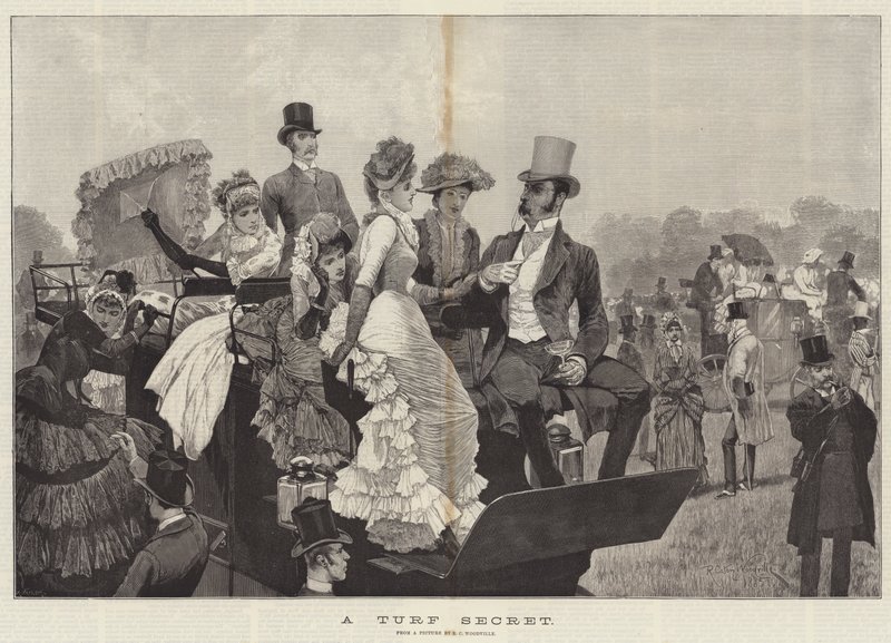 Un segreto del prato da Richard Caton Woodville junior