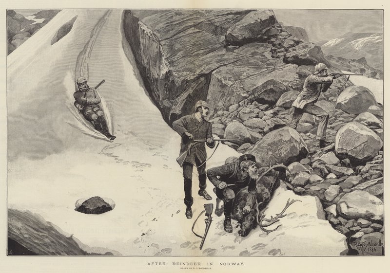 Dopo le renne in Norvegia da Richard Caton Woodville junior
