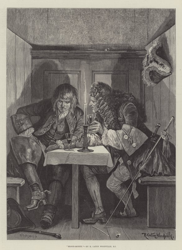 Denaro di sangue da Richard Caton Woodville junior