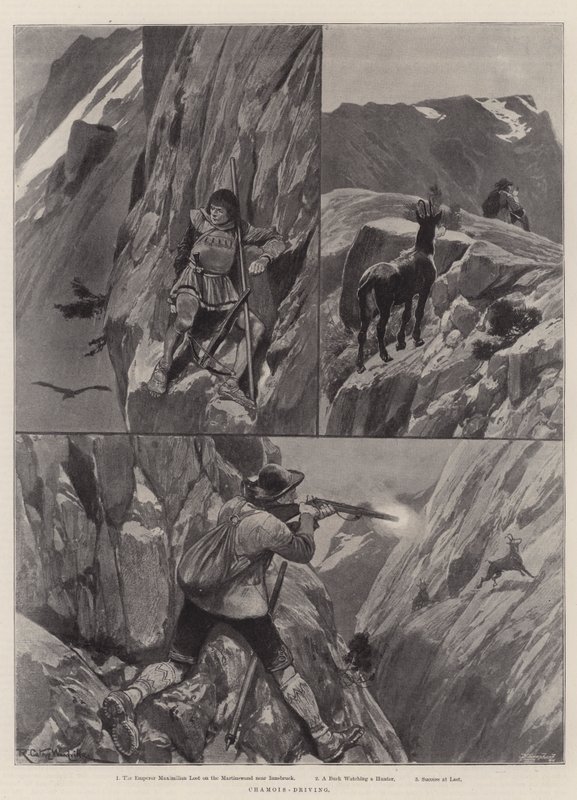 Caccia al camoscio da Richard Caton Woodville junior