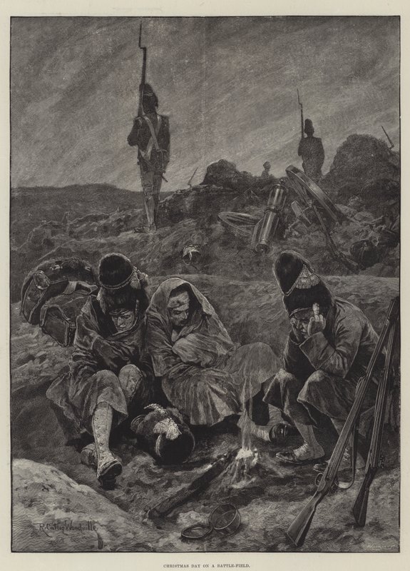Giorno di Natale su un Campo di Battaglia da Richard Caton Woodville junior