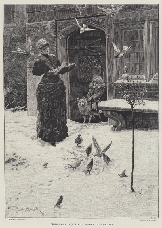 Mattina di Natale, colazione presto da Richard Caton Woodville junior