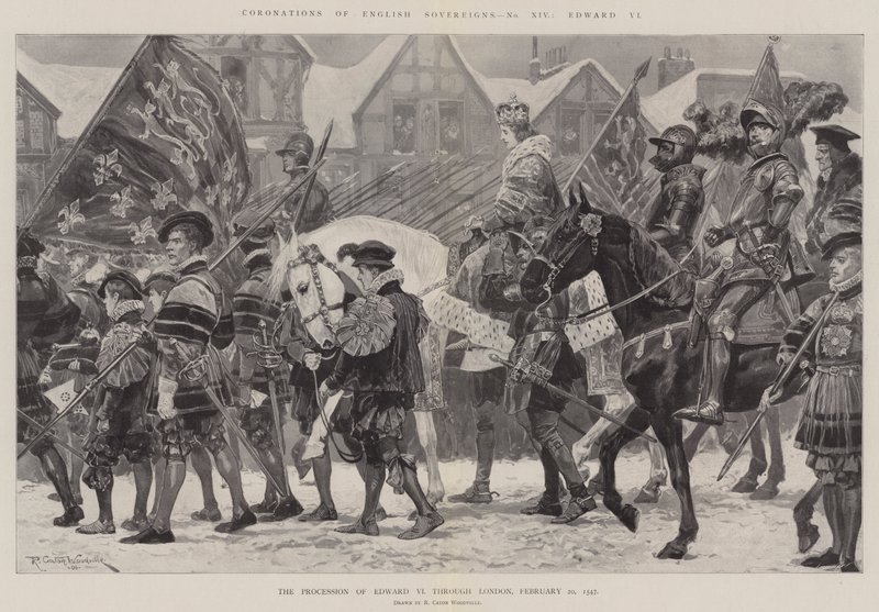 Incoronazioni dei sovrani inglesi, Edoardo VI da Richard Caton Woodville junior