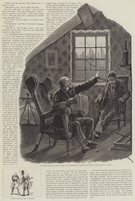 Cynic Fortune, Una storia di un uomo con una coscienza, di David Christie Murray da Richard Caton Woodville junior
