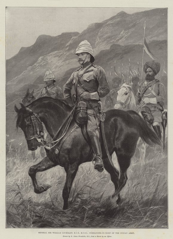Generale Sir William Lockhart, KCB, KCSI, Comandante in Capo dell