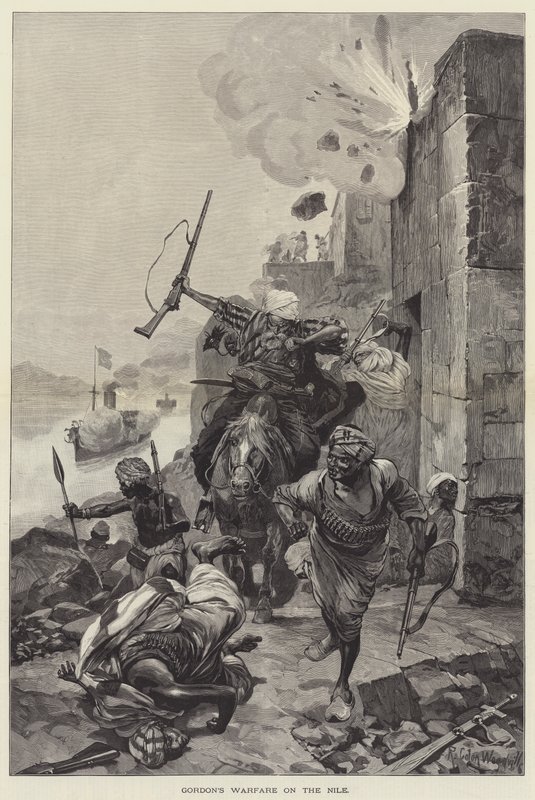 La guerra di Gordon sul Nilo da Richard Caton Woodville junior