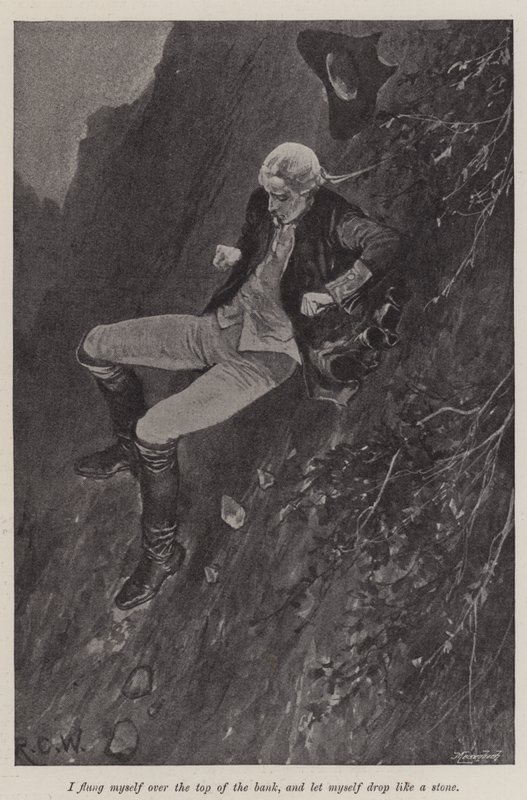 Illustrazione per A Colonel of The Empire, di Emily Lawless da Richard Caton Woodville junior