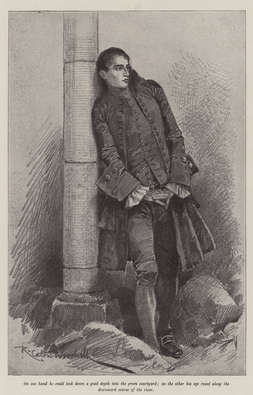 Illustrazione per The Great North Road, di Robert Louis Stevenson da Richard Caton Woodville junior