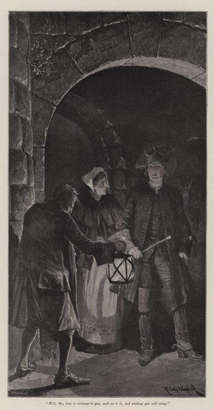 Illustrazione per La Grande Strada del Nord, di Robert Louis Stevenson da Richard Caton Woodville junior