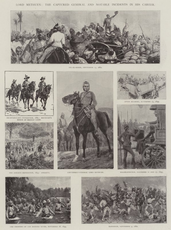 Lord Methuen, il generale catturato e incidenti notevoli nella sua carriera da Richard Caton Woodville junior