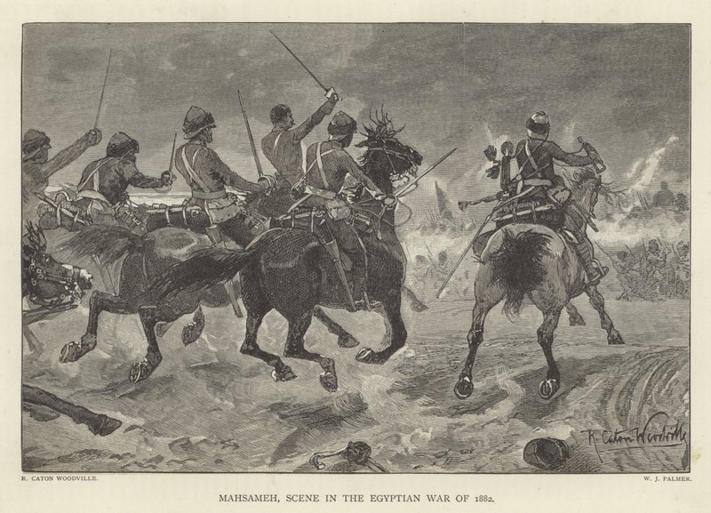 Mahsameh, scena nella guerra egiziana del 1882 da Richard Caton Woodville junior