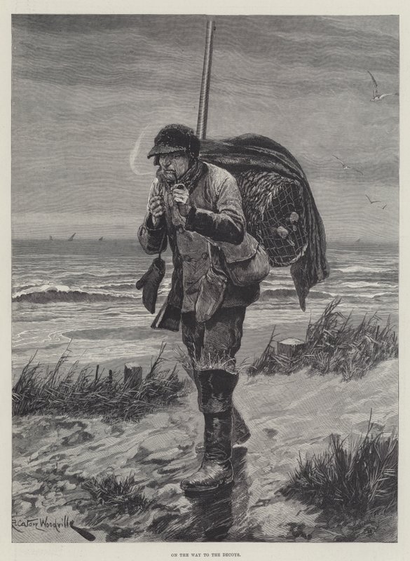 Sulla strada per le trappole da Richard Caton Woodville junior