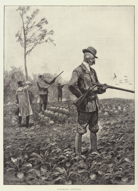 Caccia alla pernice da Richard Caton Woodville junior