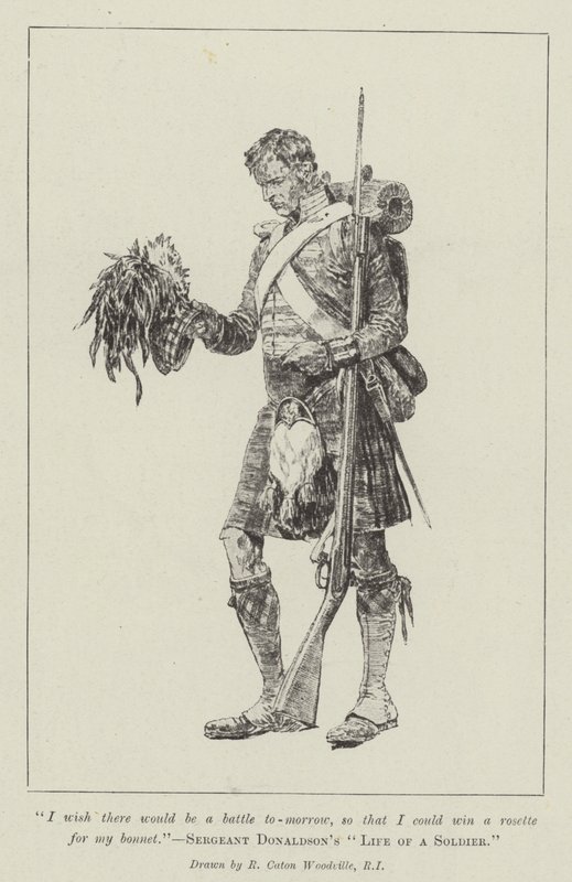 La vita di un soldato del sergente Donaldson da Richard Caton Woodville junior