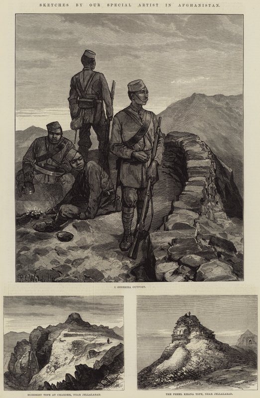 Schizzi del nostro artista speciale in Afghanistan da Richard Caton Woodville junior