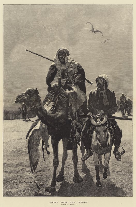 Bottino dal deserto da Richard Caton Woodville junior