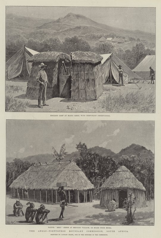 La Commissione di confine anglo-portoghese, Sudafrica da Richard Caton Woodville junior