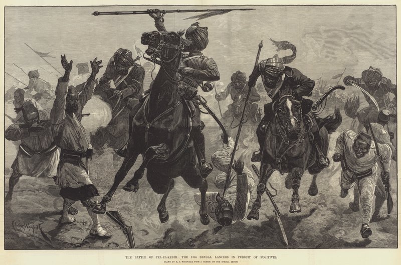 La battaglia di Tel-el-Kebir, i 13th Bengal Lancers all
