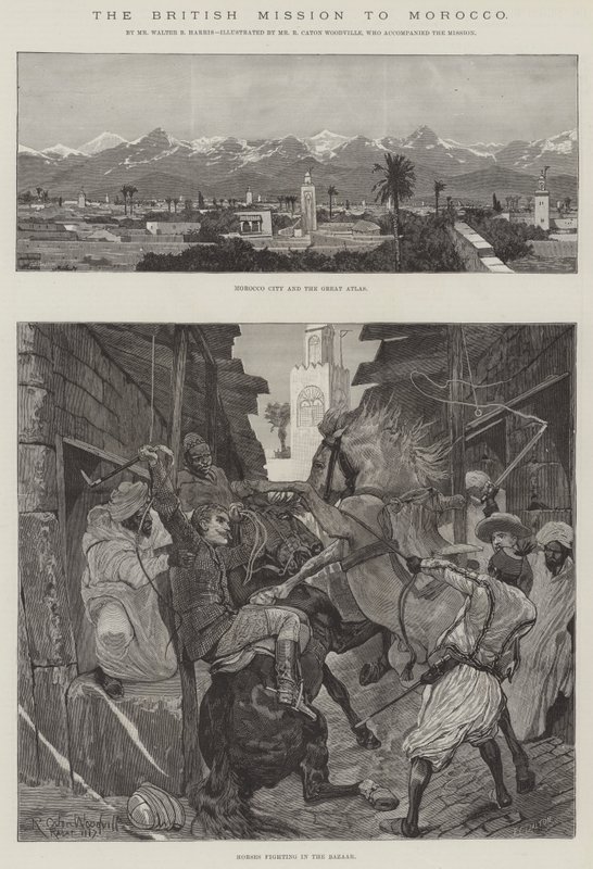 La missione britannica in Marocco da Richard Caton Woodville junior