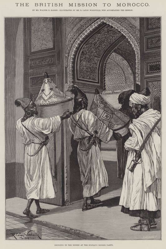 La missione britannica in Marocco da Richard Caton Woodville junior