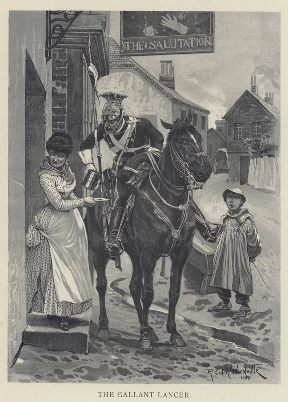 Il lanciere galante da Richard Caton Woodville junior