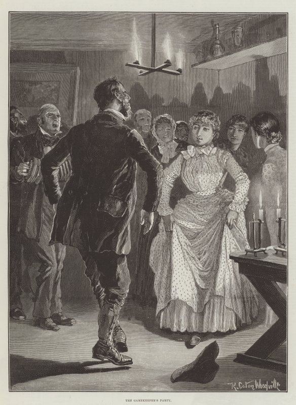 La festa del guardiacaccia da Richard Caton Woodville junior