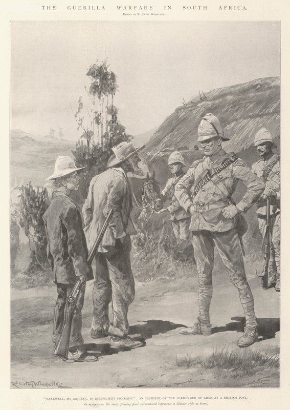 La guerriglia in Sud Africa da Richard Caton Woodville junior