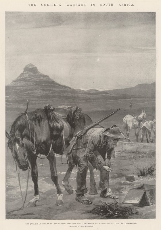 La guerriglia in Sud Africa da Richard Caton Woodville junior
