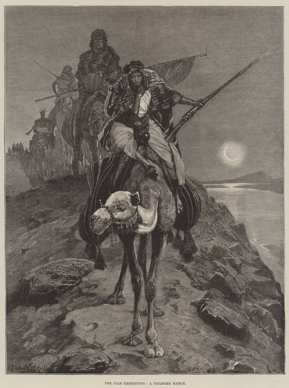 La Spedizione del Nilo, una Marcia Faticosa da Richard Caton Woodville junior