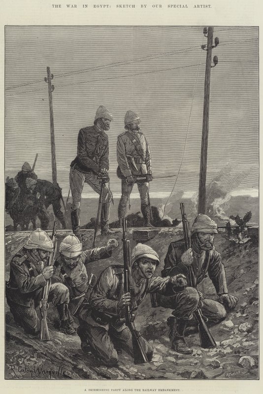 La guerra in Egitto da Richard Caton Woodville junior