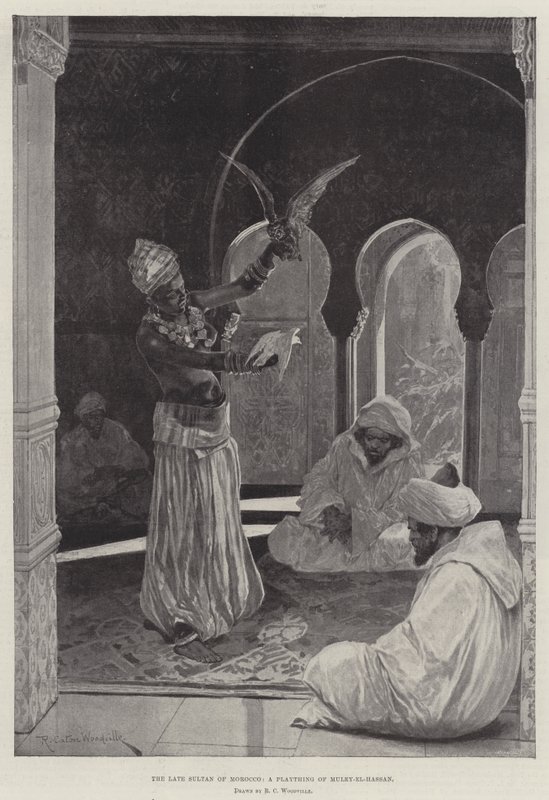 Il defunto Sultano del Marocco, un giocattolo di Muley-el-Hassan da Richard Caton Woodville junior