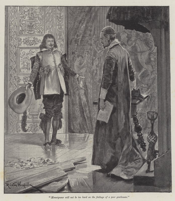 Sotto la veste rossa, di Stanley J Weyman da Richard Caton Woodville junior